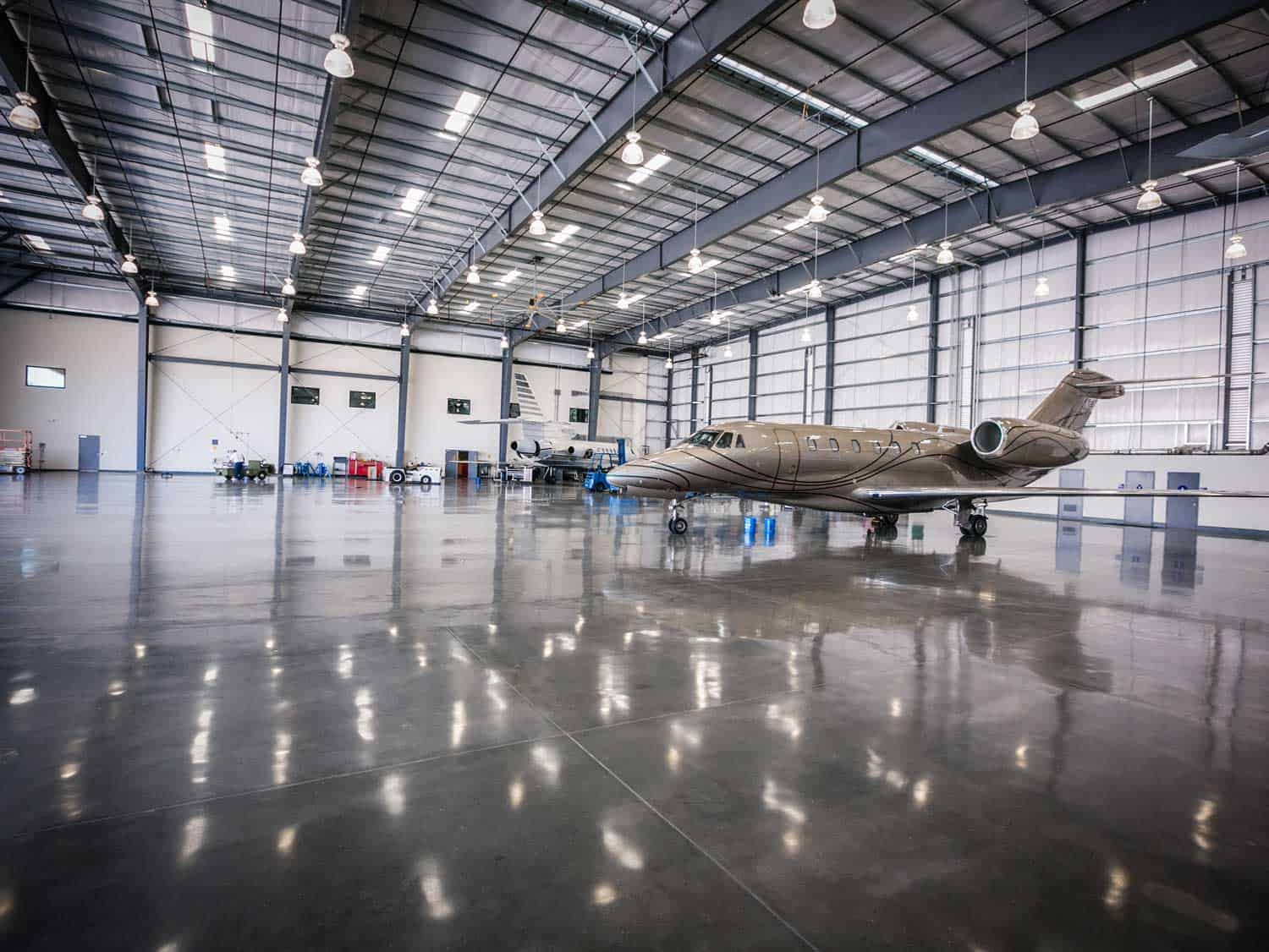 concrete-floor-Thornton-Aircraft-Hangar